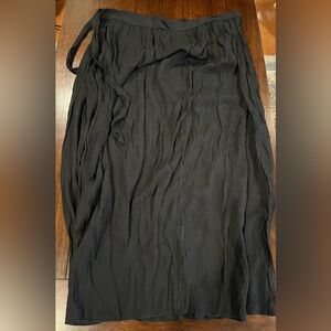 Black Wraparound Skirt- Size 2XL